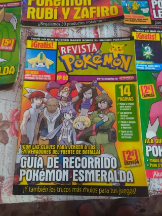 Revistas antiguas Pokémon