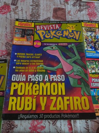 Revistas antiguas Pokémon