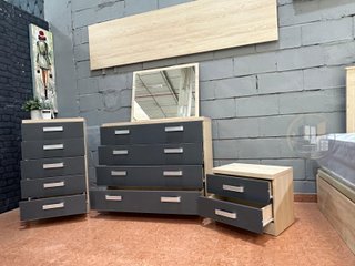 Pack Dormitorio Matrimonial JENI - Madera de Calidad