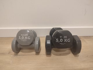 Mancuernas de 3kg y 5kg