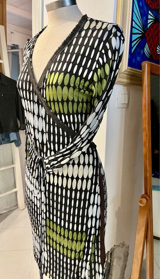 Custo Barcelona vestito estivo chiusura a incrocio