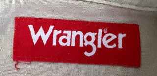 Camisa Wrangler Beige XL Hombre