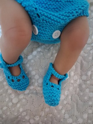 Conjunto Ropita Bebé Artesanal azul