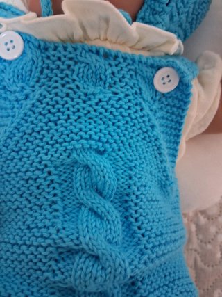 Conjunto Ropita Bebé Artesanal azul