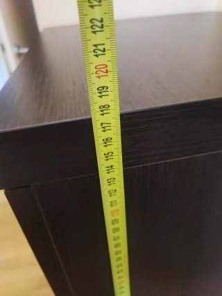 Settimino 6 cassetti legno scuro