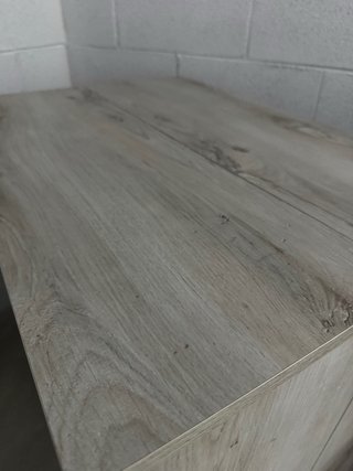 Mesa consola roble claro