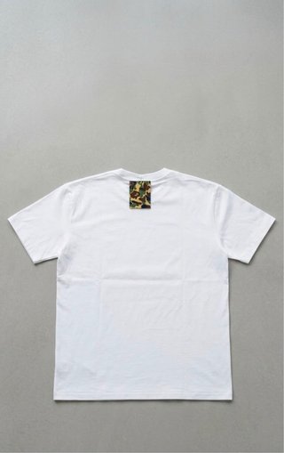 T-shirt BAPE (A Bathing Ape) WHITE – Logo Camo