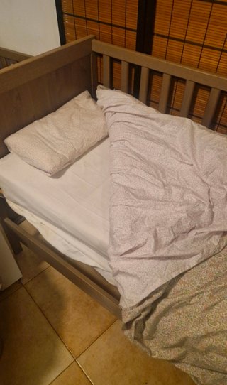 Cuna Ikea Sundvik 60x120 con colchón