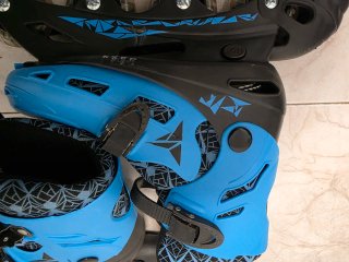 Patines en línea infantiles azules