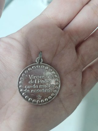 Medalla Virgen del Rocío  Plata de Ley