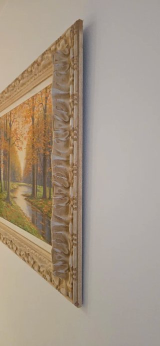 Cuadro óleo original firmado – Paisaje otoñal