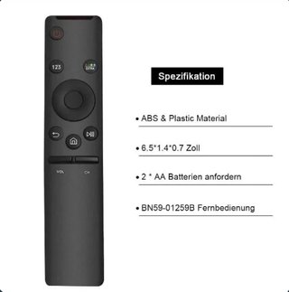 Mando Samsung Smart TV BN59 01259B BN59 01259D