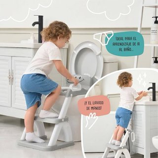 Adaptador WC infantil con escalera