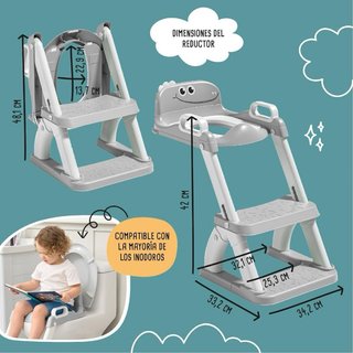 Adaptador WC infantil con escalera