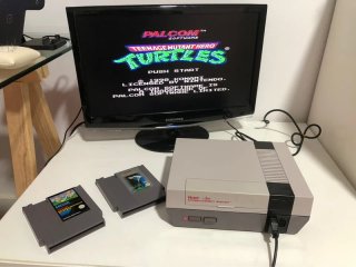 Consola Nintendo NES Completa con 3 Juegos PAL