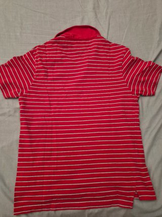 Polo rojo manga corta marca Tommy Hilfiguer