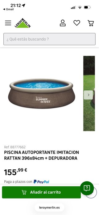Piscina Autoportante Summer Waves Rattan
