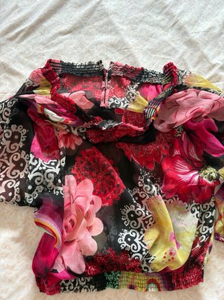 Blusa Desigual floral manga larga