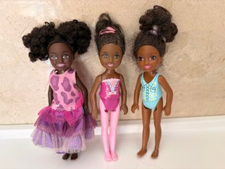 Pack tres Barbie Chelsea (niña)