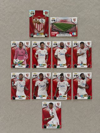 Cartas Adrenalyn XL Sevilla FC 2025/26