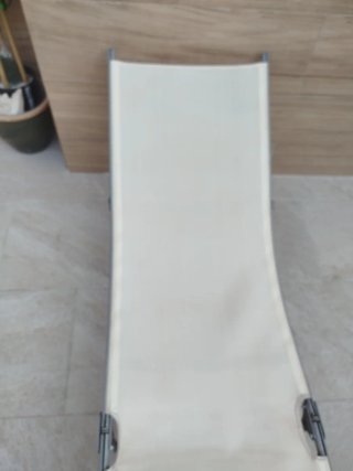 Hamaca plegable blanca