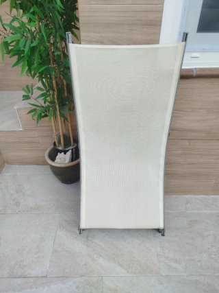 Hamaca plegable blanca