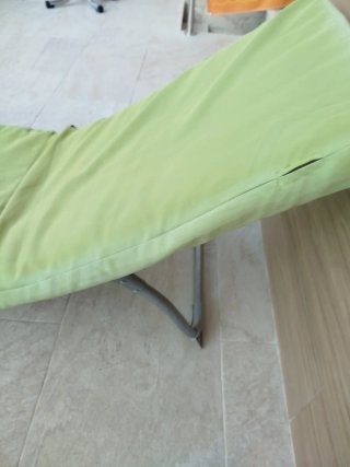 Hamaca plegable blanca
