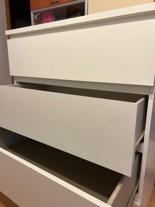 Cómoda blanca de ikea