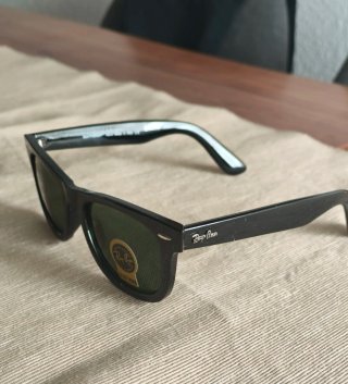 Gafas rayban wayfarer cristal verde