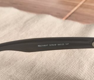 Gafas rayban wayfarer cristal verde