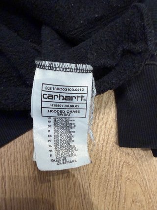 Sudadera Carhartt Negra