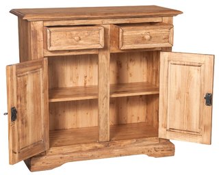 Credenza Country in legno massello di tiglio finit