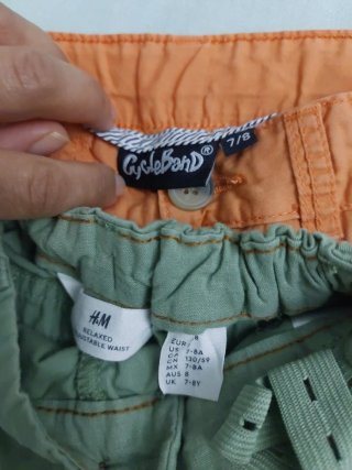Set di due pantaloni bambino età 7/8 anni