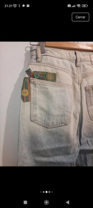 Pantalón vaquero recto Desigual
