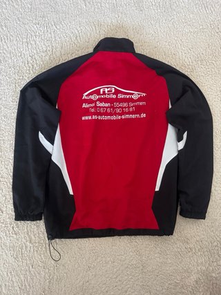 Adidas Chaqueta Deportiva Roja Negra Vintage 2000s