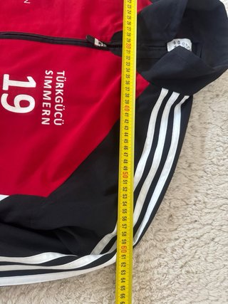 Adidas Chaqueta Deportiva Roja Negra Vintage 2000s