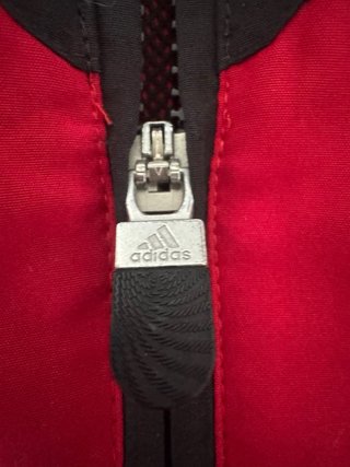 Adidas Chaqueta Deportiva Roja Negra Vintage 2000s