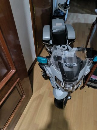 Moto eléctrica infantil estilo BMW Police Moto elé