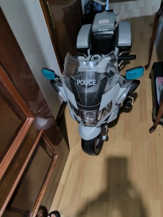 Moto eléctrica infantil estilo BMW Police Moto elé