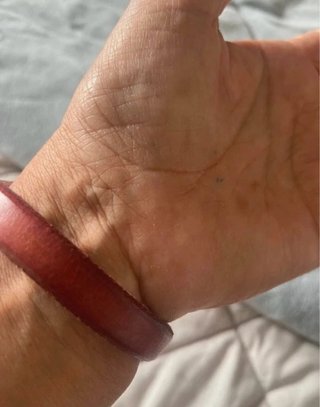 Pulsera de plata y cuero