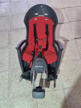 Silla de bici Hamax Smiley Roja