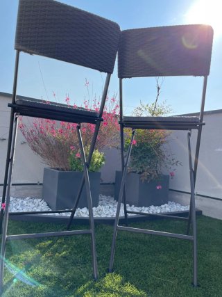Sillas altas / banquetas terrazas super estilosas