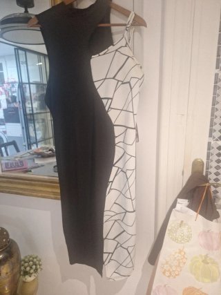 Vestido asimetrico XL