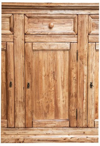 Credenza Country in legno massello di tiglio finit