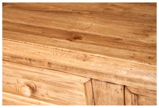 Credenza Country in legno massello di tiglio finit