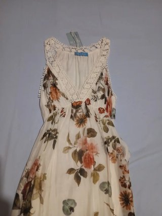 Vestido HUG & CLAU seda estampado