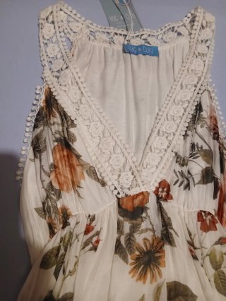 Vestido HUG & CLAU seda estampado
