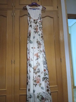 Vestido HUG & CLAU seda estampado