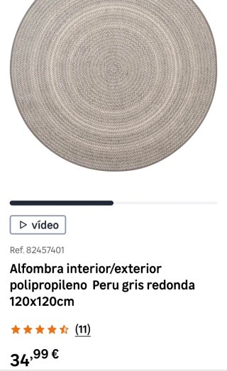 Alfombra 120x120cm