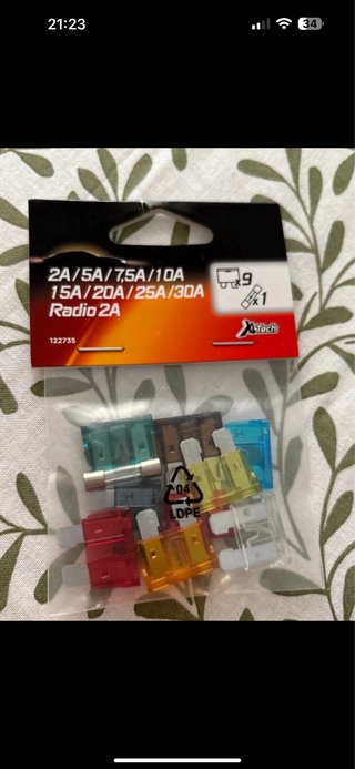Fusibles Coche Surtidos 2A-30A